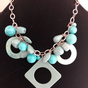 Turquoise beaded necklace